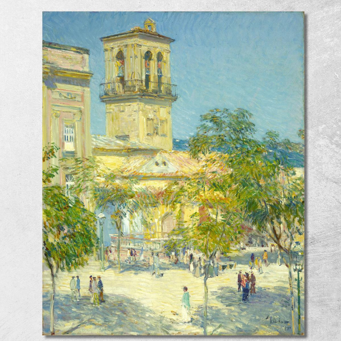 Via Del Gran Capitano Córdoba Childe Hassam chs68 quadro stampato su tela Via Del Gran Capitano Córdoba Childe Hassam chs68 quadro stampato su tela