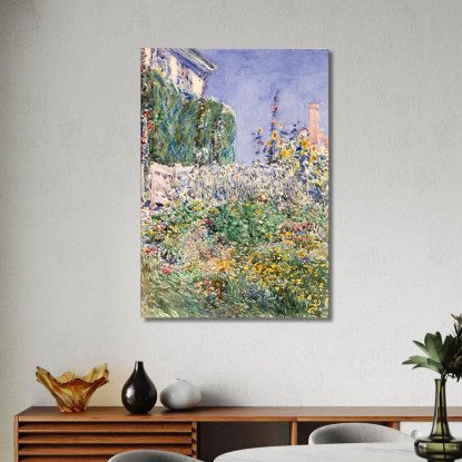 Il Giardino Di Thaxter Childe Hassam chs73 quadro stampato su tela