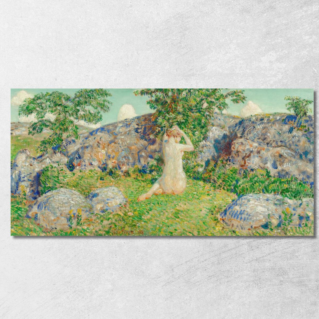 Le Rocce Di Cape Ann Childe Hassam chs82 quadro stampato su tela Le Rocce Di Cape Ann Childe Hassam chs82 quadro stampato su tela
