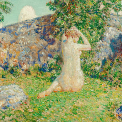 Le Rocce Di Cape Ann Childe Hassam chs82 quadro stampato su tela