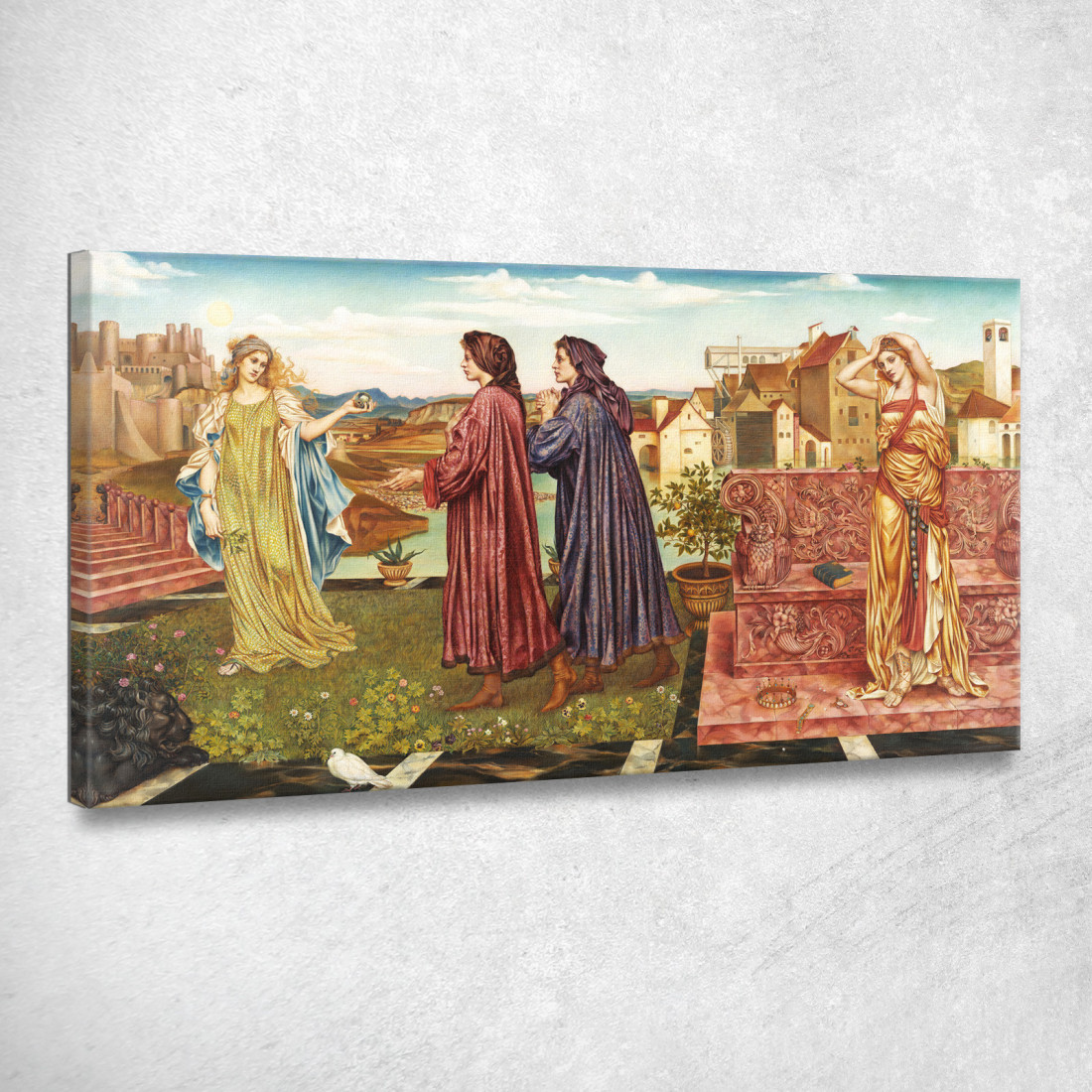 Il Giardino Delle Opportunità Evelyn De Morgan emg39 quadro stampato su tela Il Giardino Delle Opportunità Evelyn De Morgan emg39 quadro stampato su tela