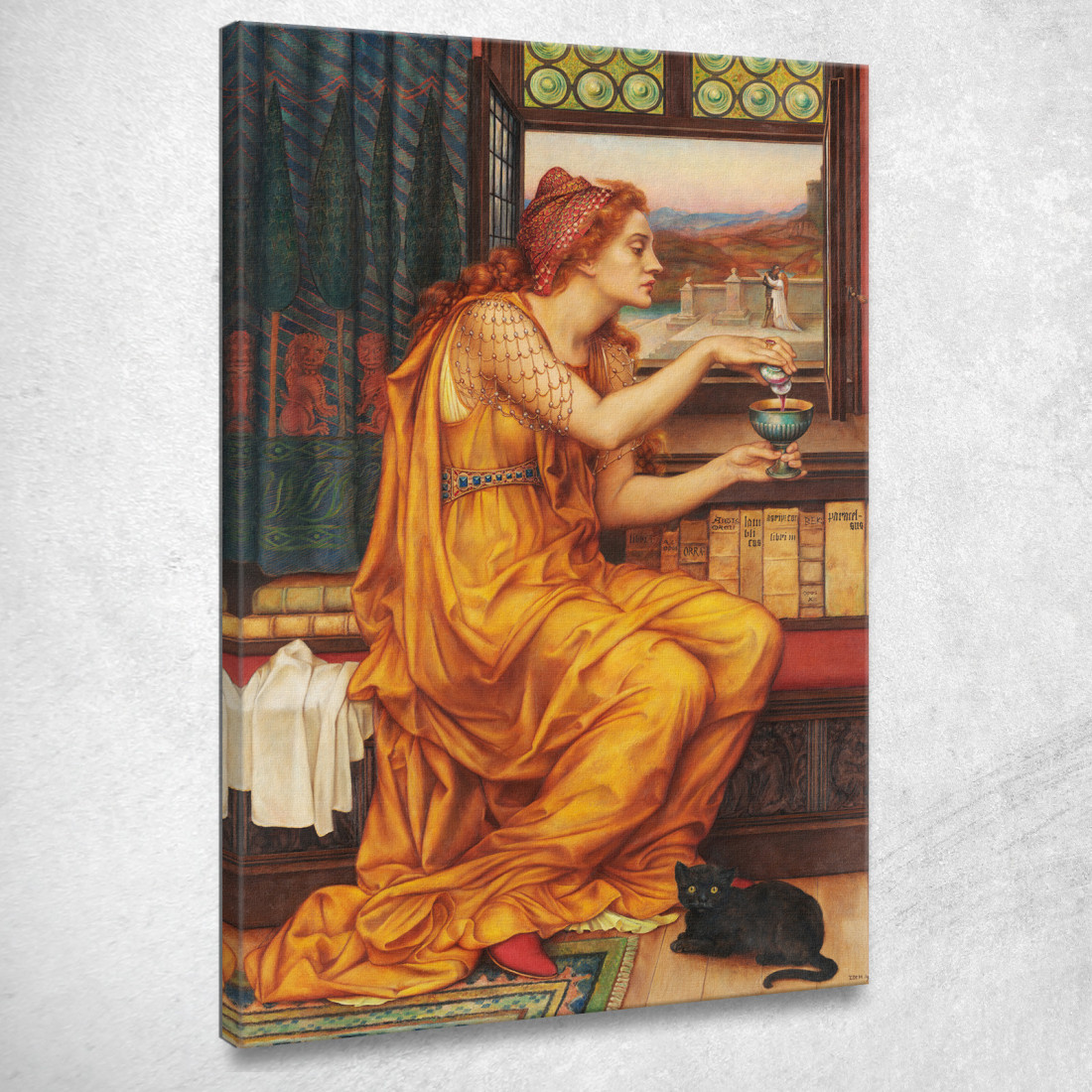 La Pozione D'Amore Evelyn De Morgan emg46 quadro stampato su tela La Pozione D'Amore Evelyn De Morgan emg46 quadro stampato su tela