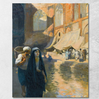 Capire Il Bazar Edwin Lord Weeks elw22 quadro stampato su tela