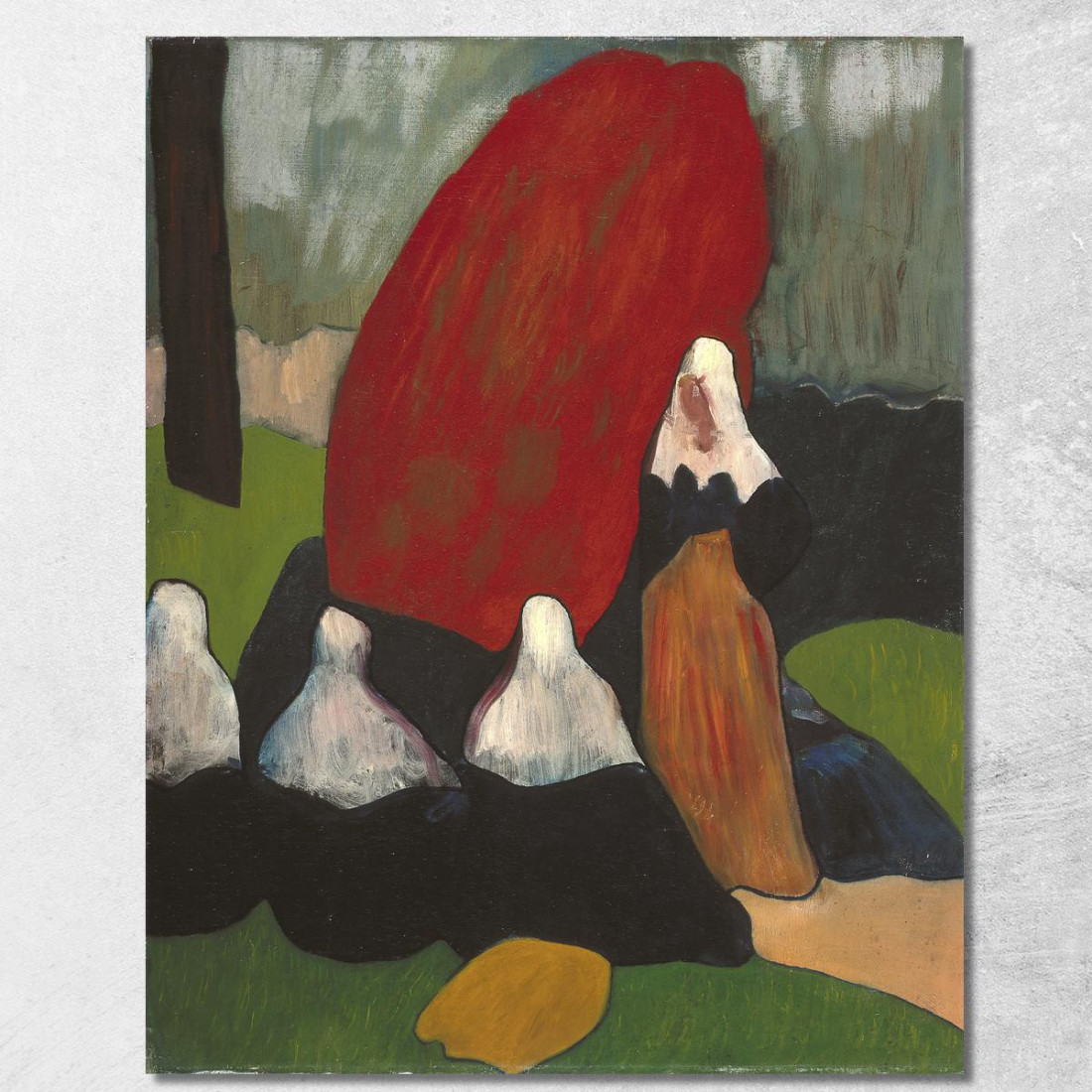 Donne Bretoni Con Alghe Emile Bernard ebr8 quadro stampato su tela Donne Bretoni Con Alghe Emile Bernard ebr8 quadro stampato su tela