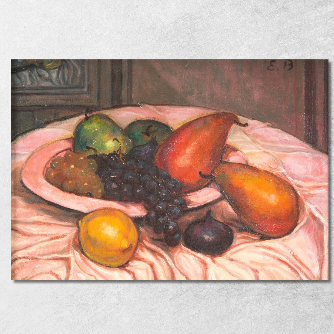Natura Morta Con Frutta Emile Bernard ebr28 quadro stampato su tela Natura Morta Con Frutta Emile Bernard ebr28 quadro stampato su tela