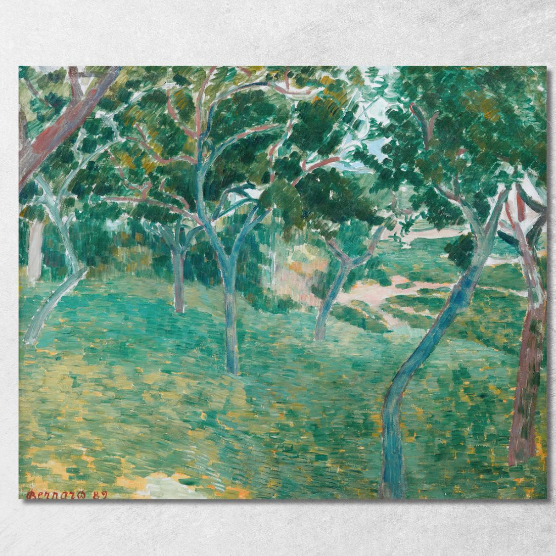 Un Angolo Di Bois D’Amour A Pont Aven Emile Bernard ebr49 quadro stampato su tela Un Angolo Di Bois D’Amour A Pont Aven Emile Bernard ebr49 quadro stampato su tela