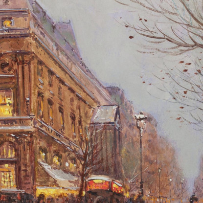 Teatro Rinascimentale Eugène Galien-Laloue egl72 quadro stampato su tela