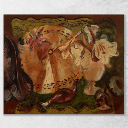 Motivo Decorativo Frances Hodgkins fhd9 quadro stampato su tela