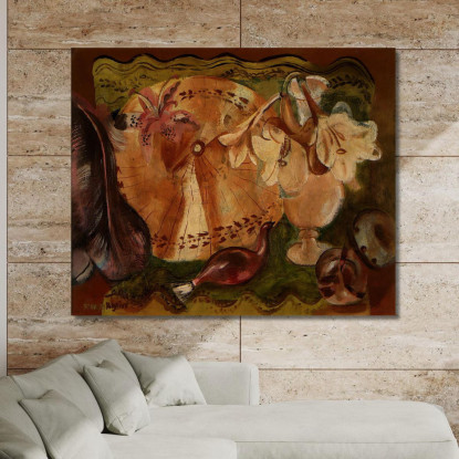 Motivo Decorativo Frances Hodgkins fhd9 quadro stampato su tela