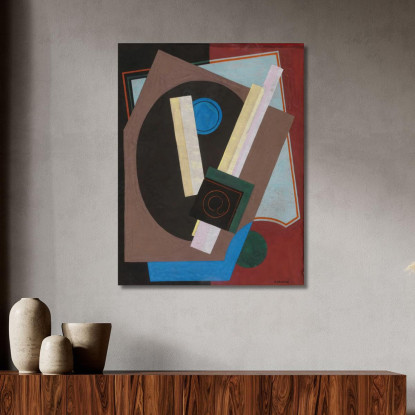 Composizione Del Motivo Decorativo 2 Georges Valmier gvl29 quadro stampato su tela