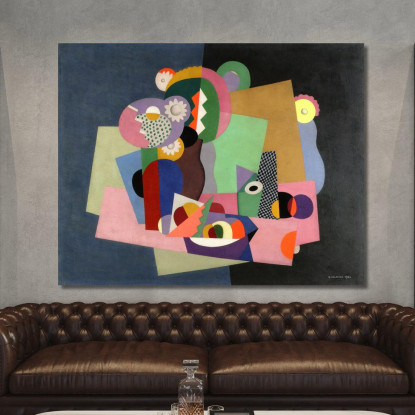 Fiori E Frutta Georges Valmier gvl35 quadro stampato su tela