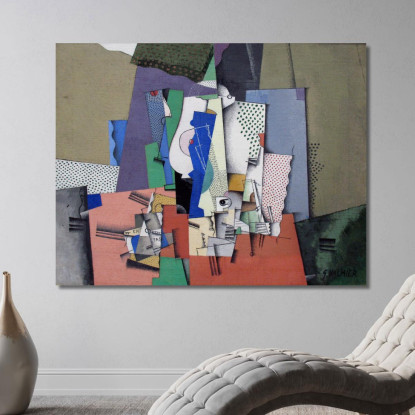 Natura Morta Geometrica Ii Georges Valmier gvl37 quadro stampato su tela
