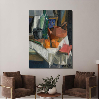 Nature Morte No. 3 Georges Valmier gvl55 quadro stampato su tela
