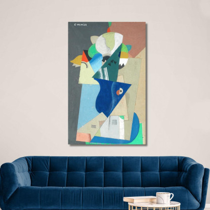 Vaso Di Fiori 2 Georges Valmier gvl73 quadro stampato su tela