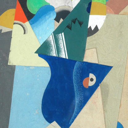 Vaso Di Fiori 2 Georges Valmier gvl73 quadro stampato su tela