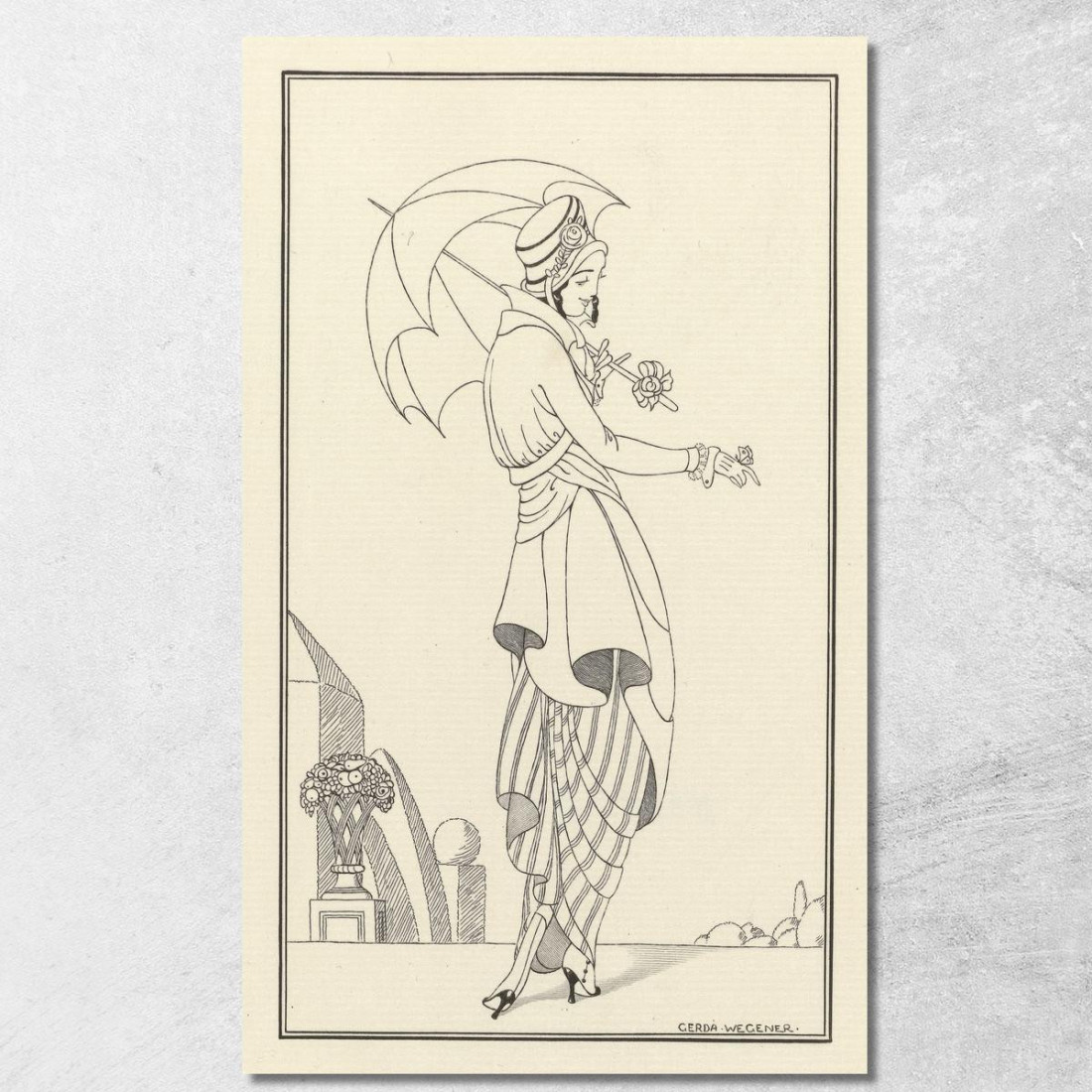 Giornale Delle Signore E Delle Mode Dei Costumi Parigini 1914 N. 158 Gerda Wegener gwg4 quadro stampato su tela Giornale Delle Signore E Delle Mode Dei Costumi Parigini 1914 N. 158 Gerda Wegener gwg4 quadro stampato su tela