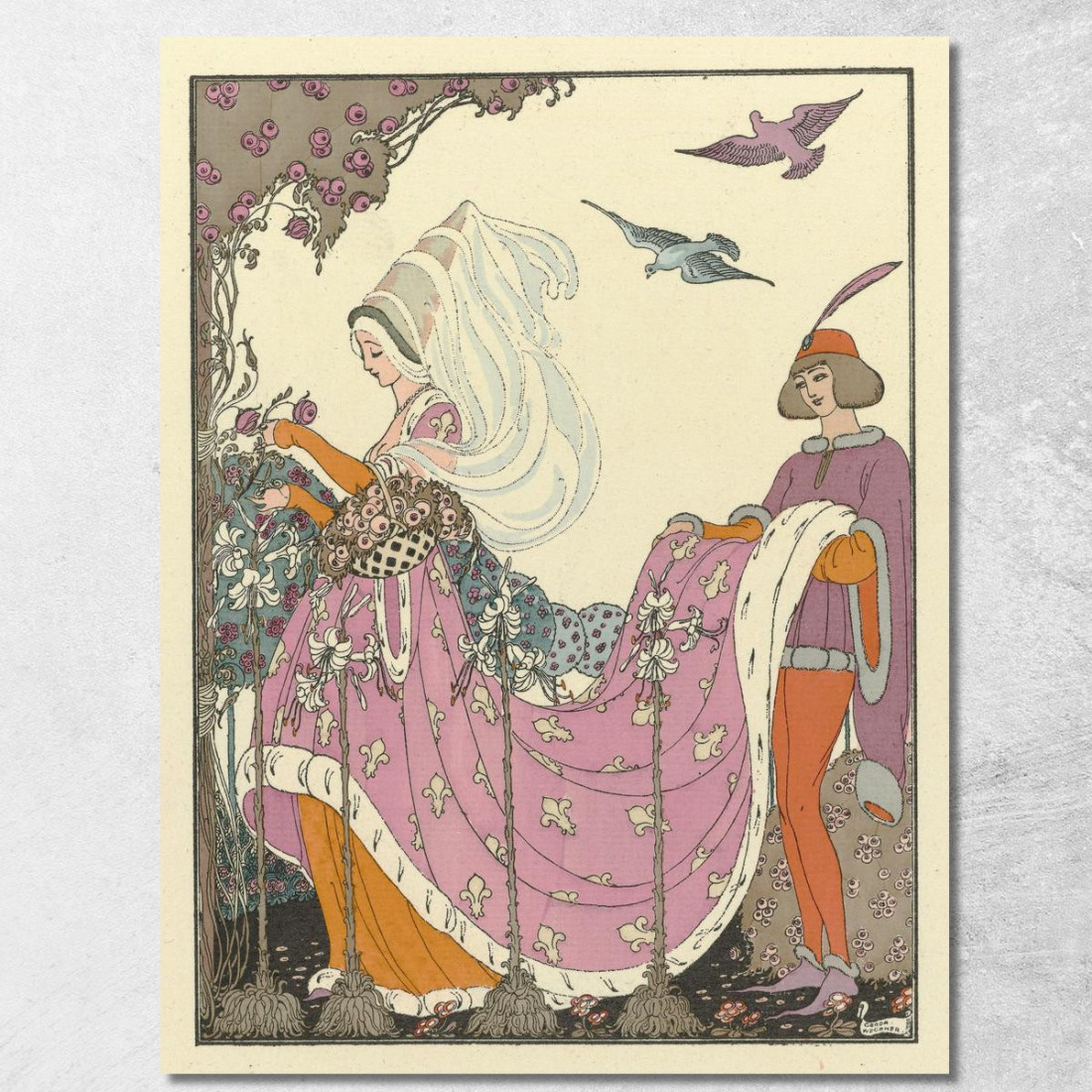 La Bella Raccolta Gerda Wegener gwg8 quadro stampato su tela La Bella Raccolta Gerda Wegener gwg8 quadro stampato su tela