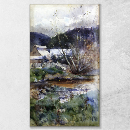 Il Leith Frances Hodgkins fhd41 quadro stampato su tela