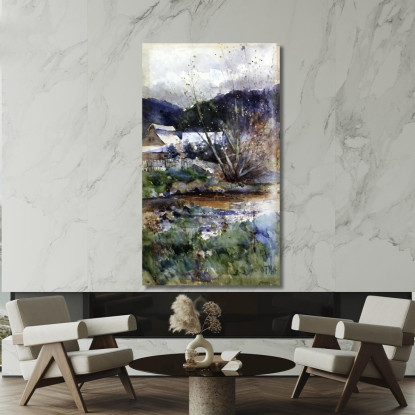 Il Leith Frances Hodgkins fhd41 quadro stampato su tela