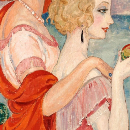 Sulla Strada Per Anacapri Gerda Wegener gwg24 quadro stampato su tela