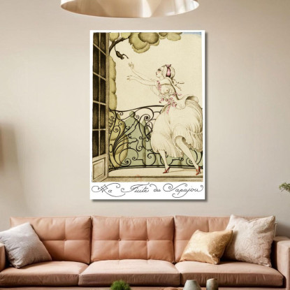 Sui Tacchi Rossi Pl 02 Gerda Wegener gwg26 quadro stampato su tela