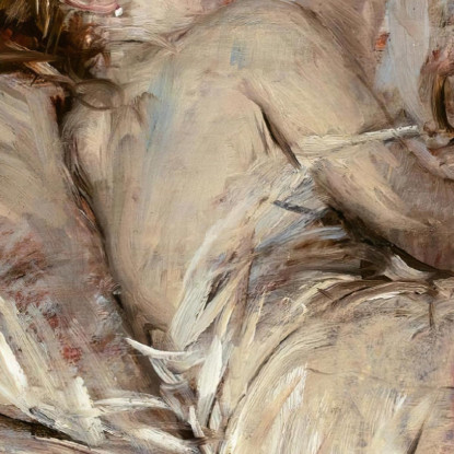 Nello Studio Dell'Artista Giovanni Boldini gbd27 quadro stampato su tela