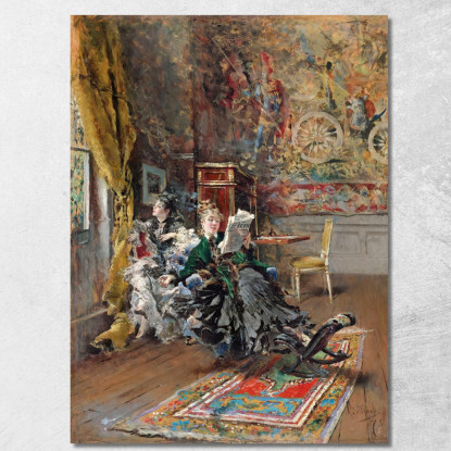 I Parigini Giovanni Boldini gbd37 quadro stampato su tela