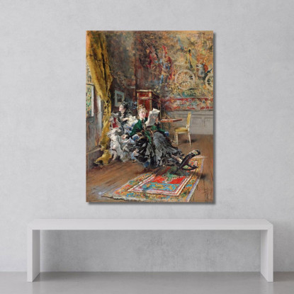 I Parigini Giovanni Boldini gbd37 quadro stampato su tela