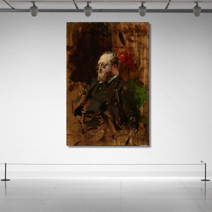 Ritratto Di Ferdinando Bryndza Giovanni Boldini gbd58 quadro stampato su tela