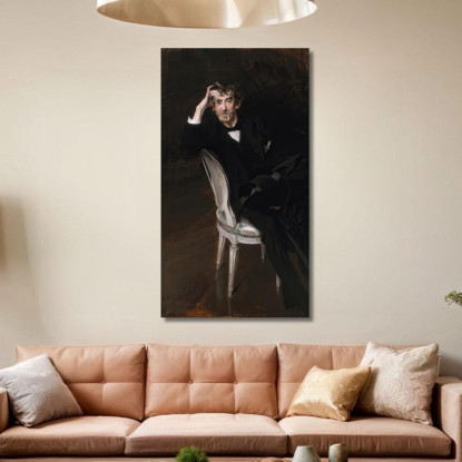 Ritratto Di James Mcneill Whistler Giovanni Boldini gbd61 quadro stampato su tela
