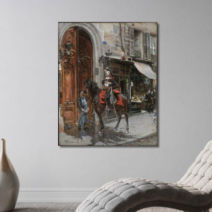 Il Portatore Di Spedizioni Giovanni Boldini gbd84 quadro stampato su tela