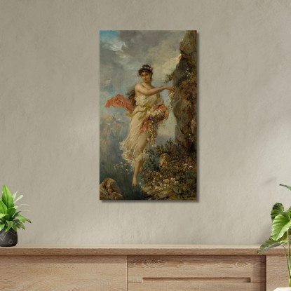 Flora Alpina Hans Zatzka hzt8 quadro stampato su tela