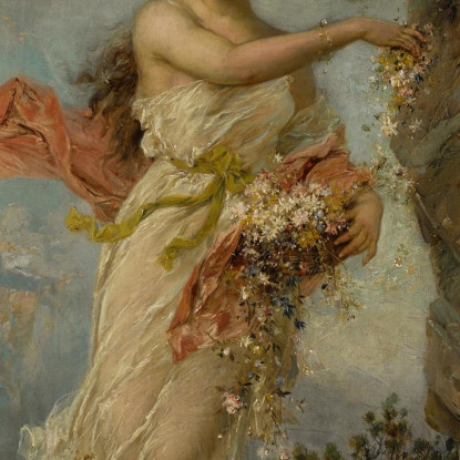 Flora Alpina Hans Zatzka hzt8 quadro stampato su tela