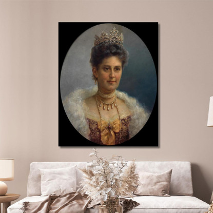 Arciduchessa Maria Annunziata Hans Zatzka hzt19 quadro stampato su tela