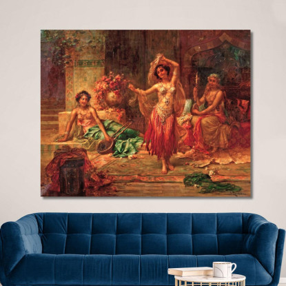 Animatori Dell'Harem Hans Zatzka hzt24 quadro stampato su tela