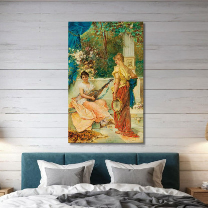 Allegra Melodia [Una Allegra Melodia] Hans Zatzka hzt32 quadro stampato su tela