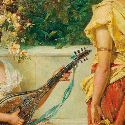 Allegra Melodia [Una Allegra Melodia] Hans Zatzka hzt32 quadro stampato su tela