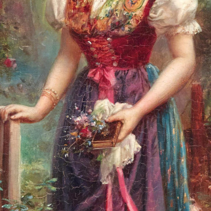 Andare In Chiesa Hans Zatzka hzt37 quadro stampato su tela