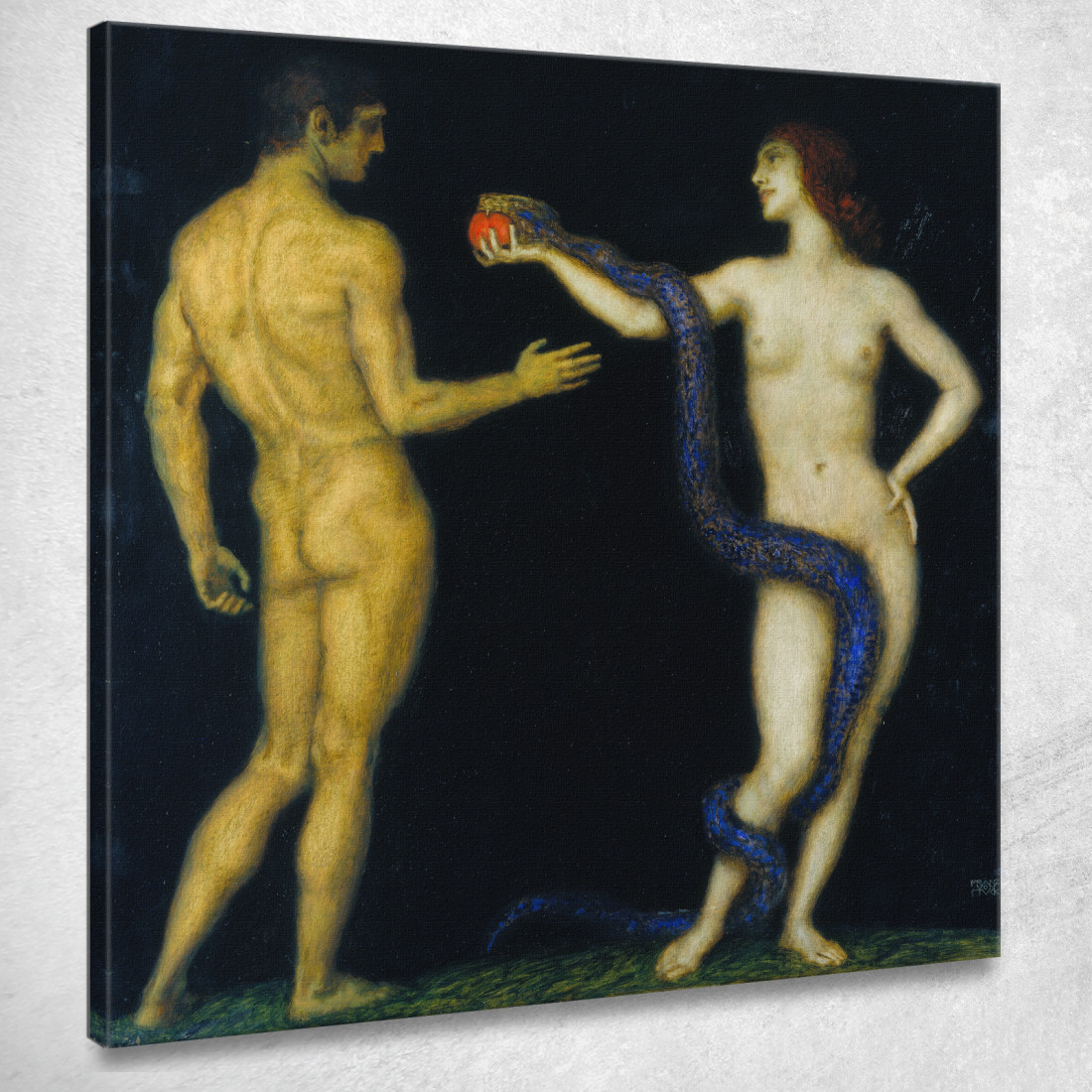 Adam E Eve Franz von Stuck fvs2 quadro stampato su tela