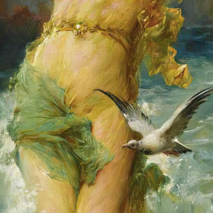 Ninfa Dell'Acqua Hans Zatzka hzt57 quadro stampato su tela