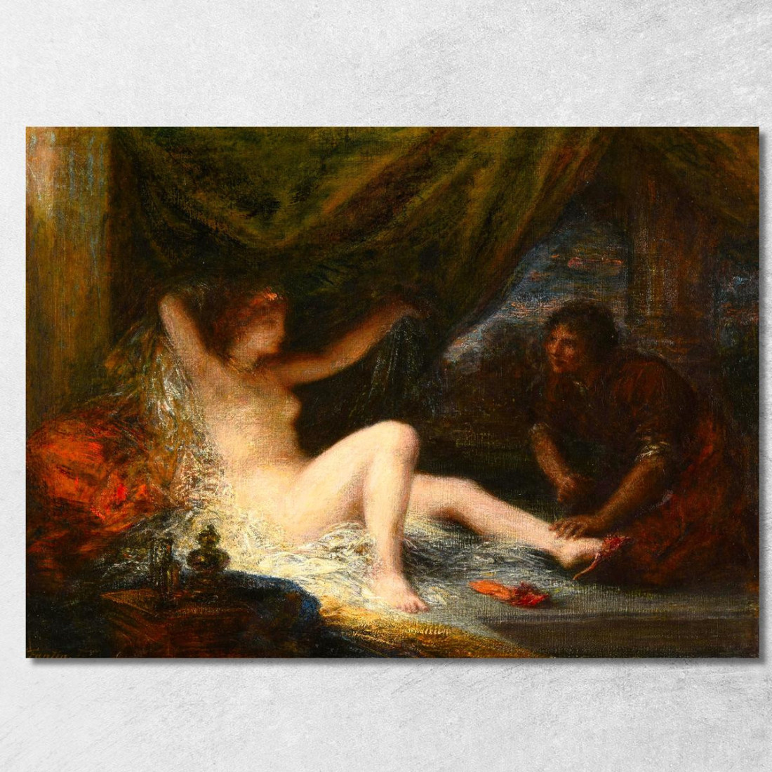 La Rivolta Henri Fantin-Latour hft45 quadro stampato su tela La Rivolta Henri Fantin-Latour hft45 quadro stampato su tela