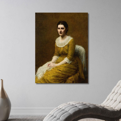 La Signorina Sarah Budgett Henri Fantin-Latour hft57 quadro stampato su tela