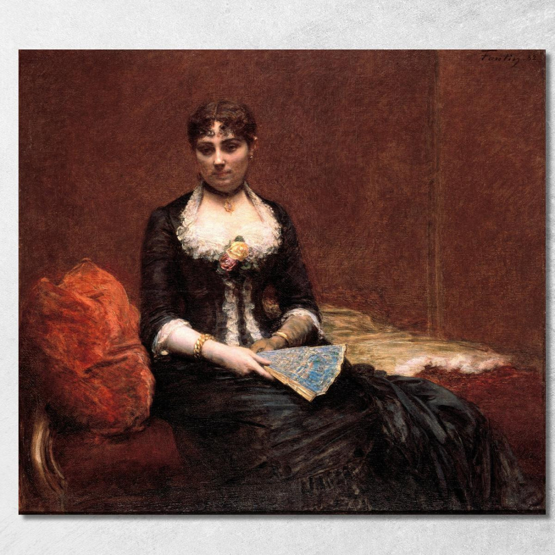 Ritratto Di Madame Léon Maître Ritratto Di Madame Léon Maître Henri Fantin-Latour hft73 quadro stampato su tela Ritratto Di Madame Léon Maître Ritratto Di Madame Léon Maître Henri Fantin-Latour hft73 quadro stampato su tela