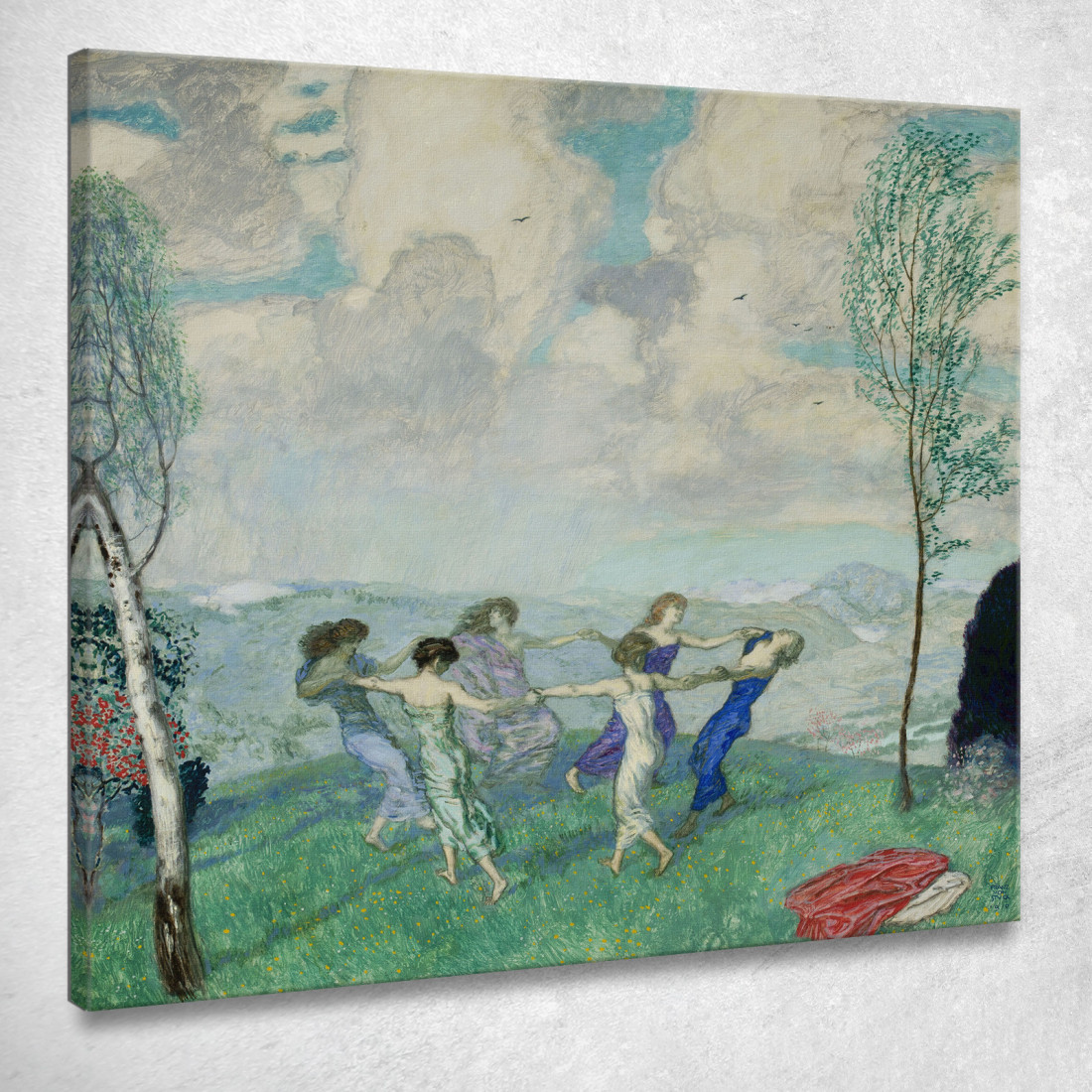 Cerchio Danzante Franz von Stuck fvs20 quadro stampato su tela Cerchio Danzante Franz von Stuck fvs20 quadro stampato su tela