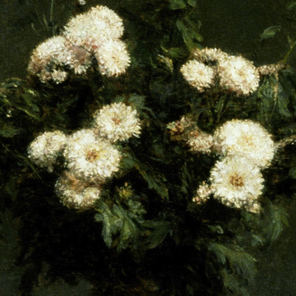 Vaso Di Crisantemi Henri Fantin-Latour hft128 quadro stampato su tela