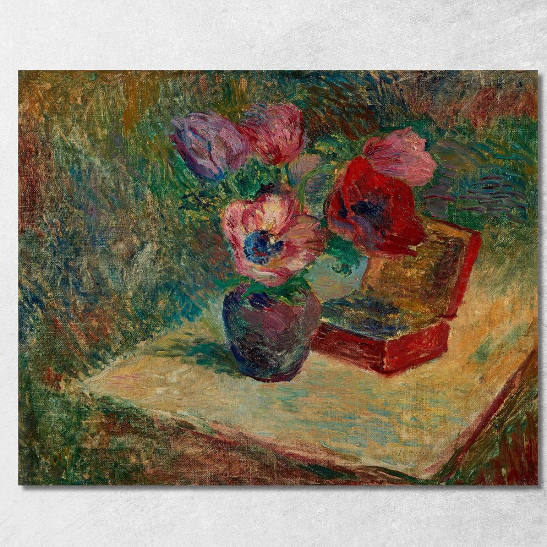 Mazzo Di Anemoni Henri Lebasque hlb5 quadro stampato su tela Mazzo Di Anemoni Henri Lebasque hlb5 quadro stampato su tela