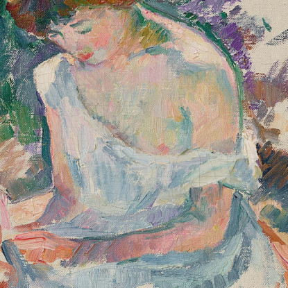 Donna Nel Giardino Henri Lebasque hlb12 quadro stampato su tela