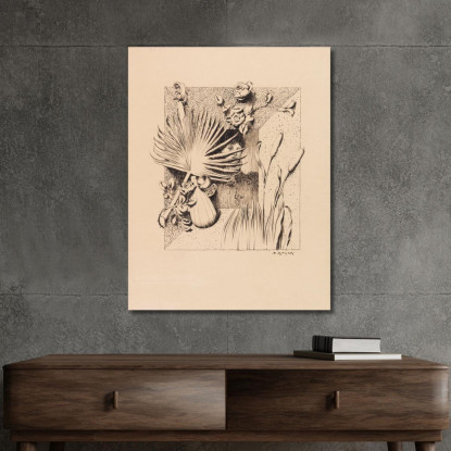 Design Per Una Cornice Franz von Stuck fvs28 quadro stampato su tela