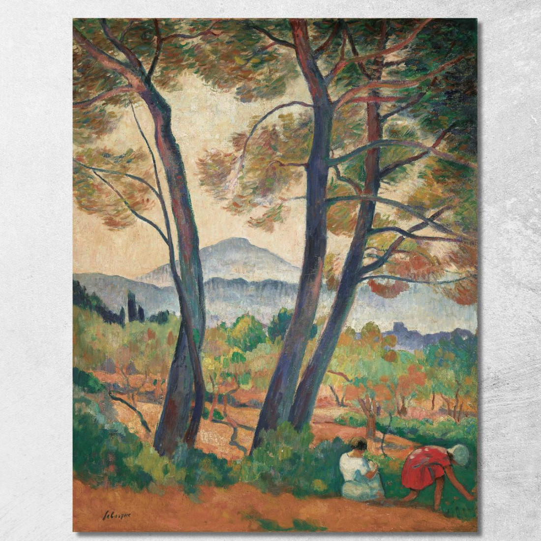 Veduta Sanary Di Capo Sicié Henri Lebasque hlb66 quadro stampato su tela Veduta Sanary Di Capo Sicié Henri Lebasque hlb66 quadro stampato su tela